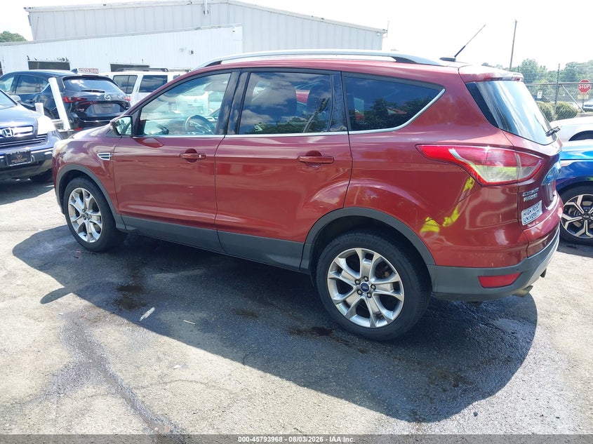 Vin: 1fmcu9jx3fub12614, lot: 46292799, ford escape titanium 20153