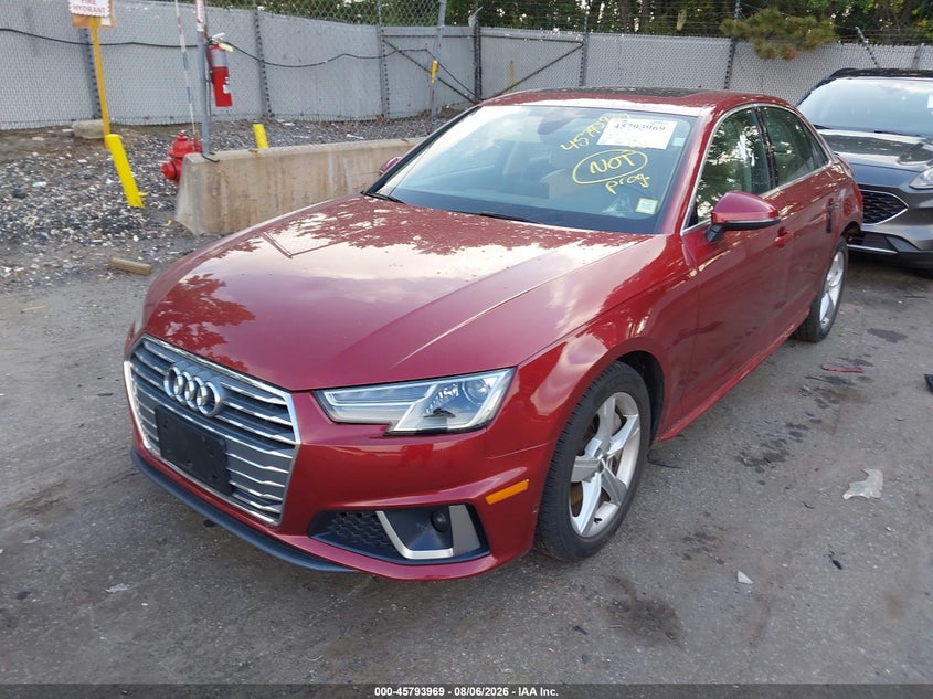 Vin: waudnaf44ka027330, lot: 46292800, audi a4 45 premium 20192