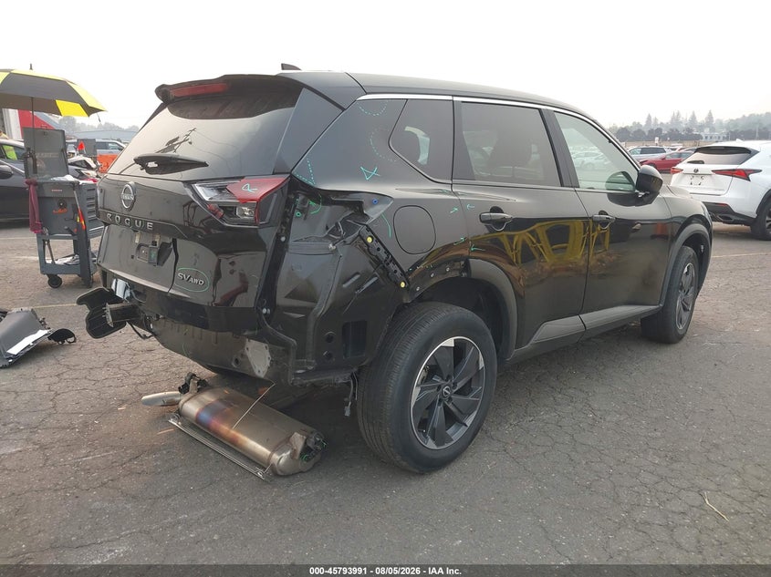 Vin: 5n1bt3bb7rc759302, lot: 46292822, nissan rogue sv intelligent awd 20244