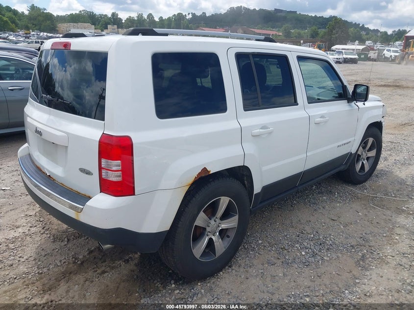 Vin: 1c4njpfa2gd600954, lot: 46292828, jeep patriot high altitude edition 20164