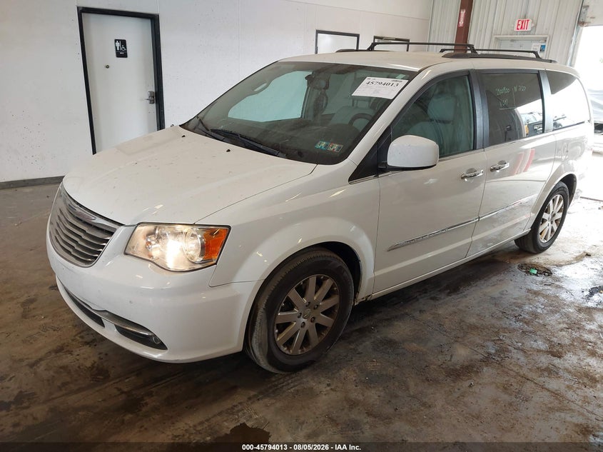 Vin: 2c4rc1bg3gr306754, lot: 46292844, chrysler town & country touring 20162