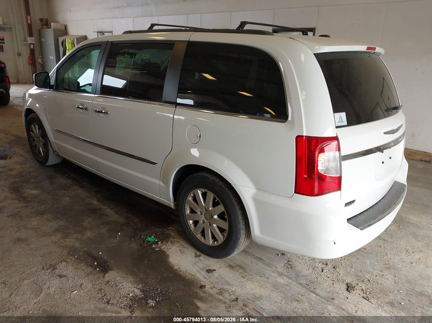 Vin: 2c4rc1bg3gr306754, lot: 46292844, chrysler town & country touring 20163