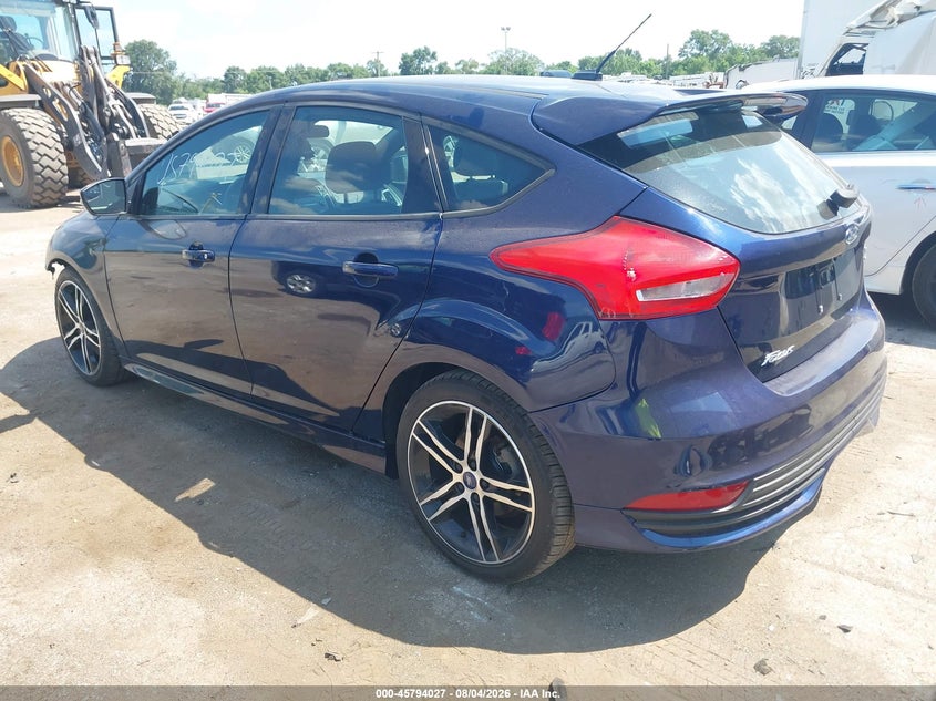 Vin: 1fadp3l95hl346621, lot: 46292857, ford focus st 20173