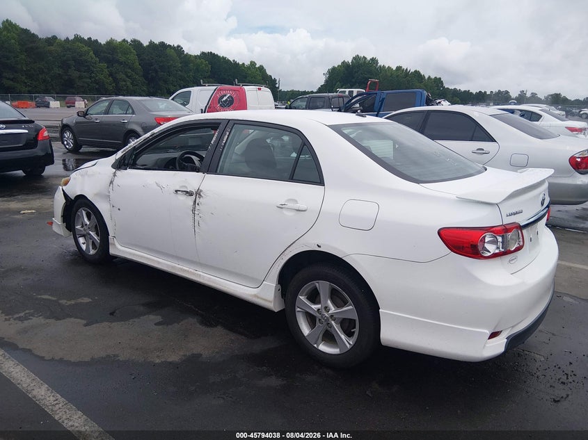 Vin: 2t1bu4ee9bc672267, lot: 46292869, toyota corolla s 20113