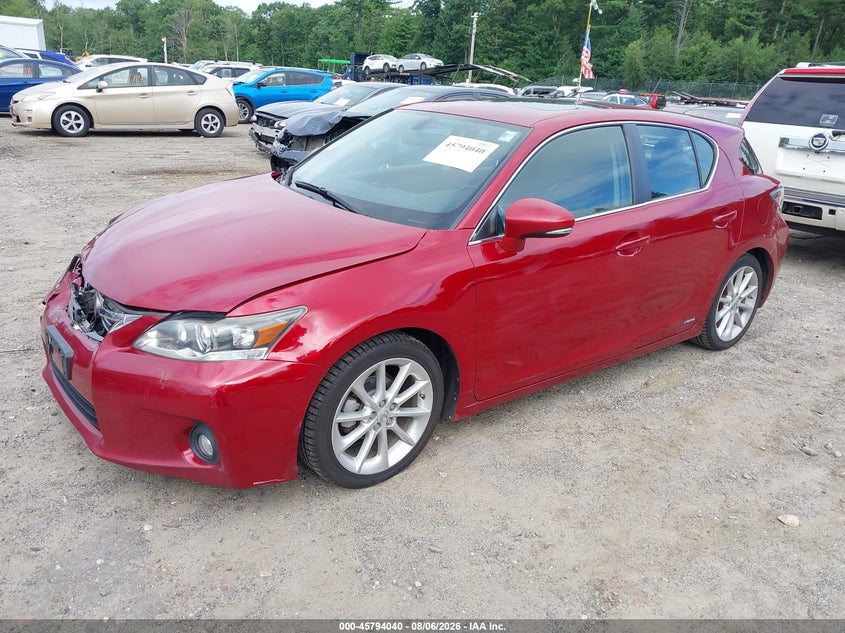 Vin: jthkd5bh5c2082165, lot: 46292871, lexus ct 200h premium 20122