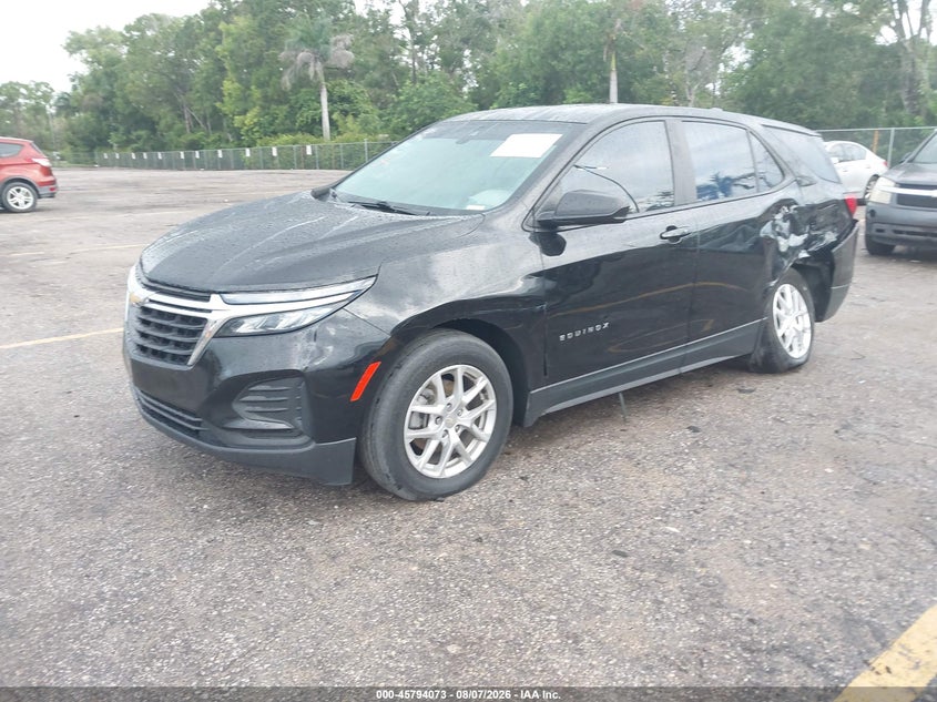 Vin: 2gnaxhev4n6100613, lot: 46292904, chevrolet equinox fwd ls 20222