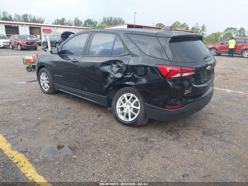 Vin: 2gnaxhev4n6100613, lot: 46292904, chevrolet equinox fwd ls 20223