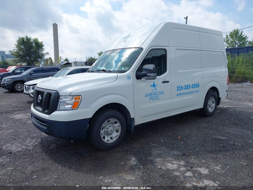 Vin: 1n6bf0ly7ln802221, lot: 46292912, nissan nv cargo nv2500 hd sv high roof v6 20202