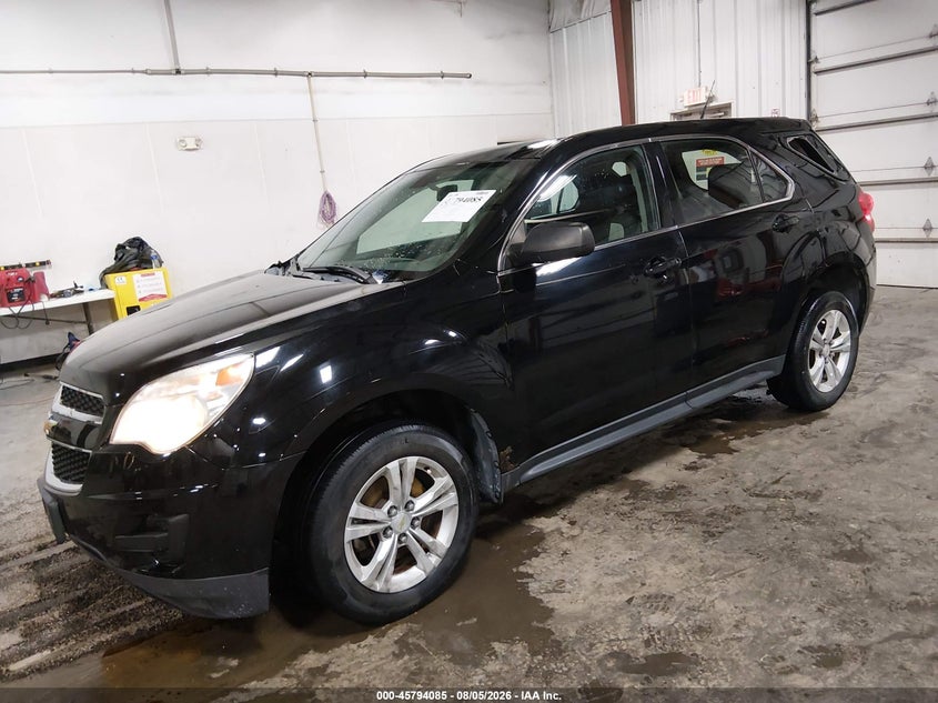 2010 Chevrolet Equinox, Storm Damage, IAAI, VIN 2CNALBEW2A6334605 — photo 2