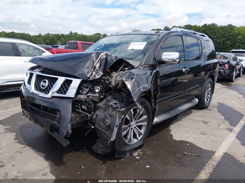 Vin: 5n1ba0nc5fn600674, lot: 46292917, nissan armada sl 20152