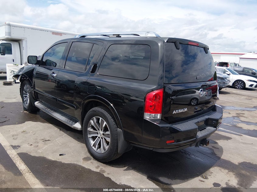 Vin: 5n1ba0nc5fn600674, lot: 46292917, nissan armada sl 20153