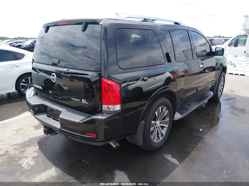 Vin: 5n1ba0nc5fn600674, lot: 46292917, nissan armada sl 20154