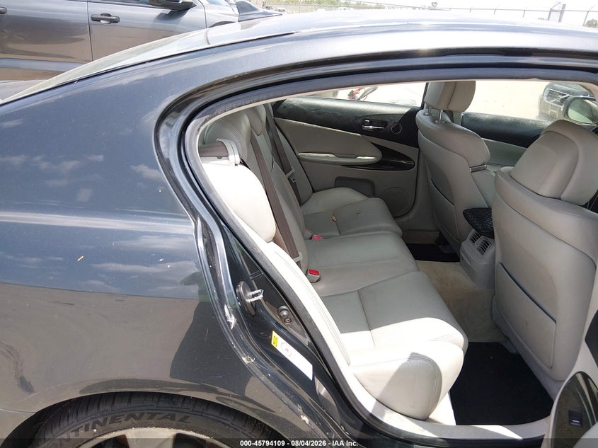 2008 LEXUS GS 350 auction photo 8