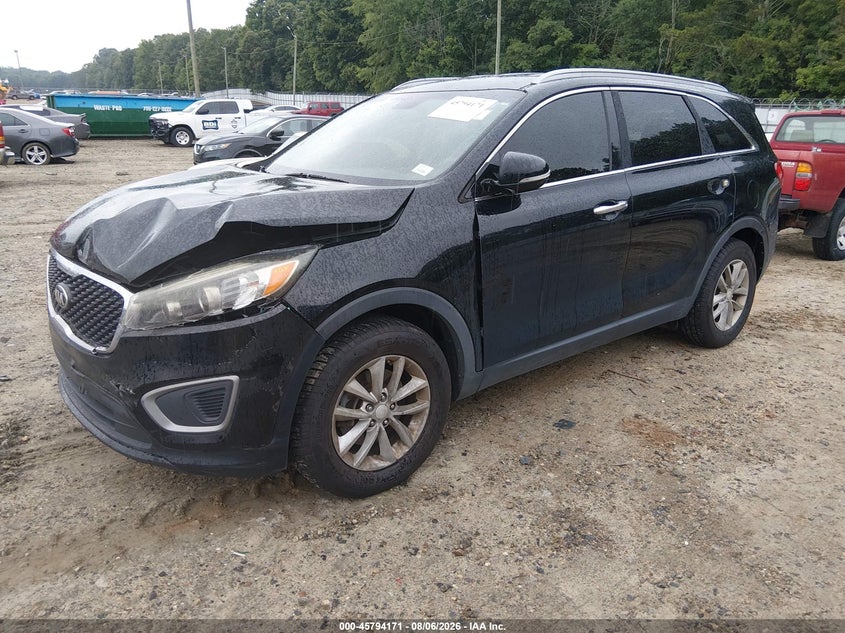 Vin: 5xypg4a35gg117605, lot: 46293002, kia sorento 2.4l lx 20162