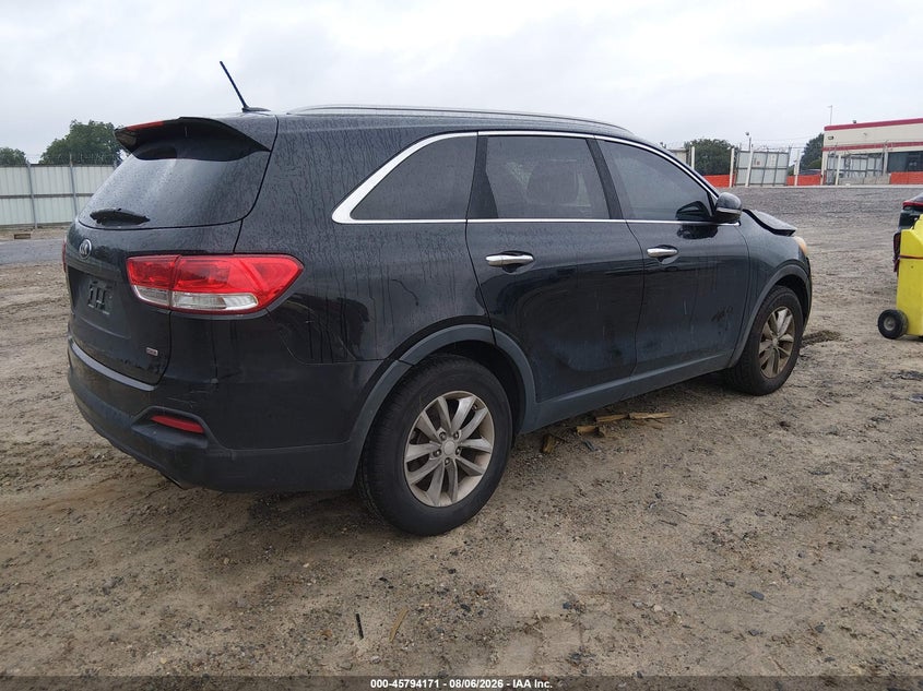 Vin: 5xypg4a35gg117605, lot: 46293002, kia sorento 2.4l lx 20164