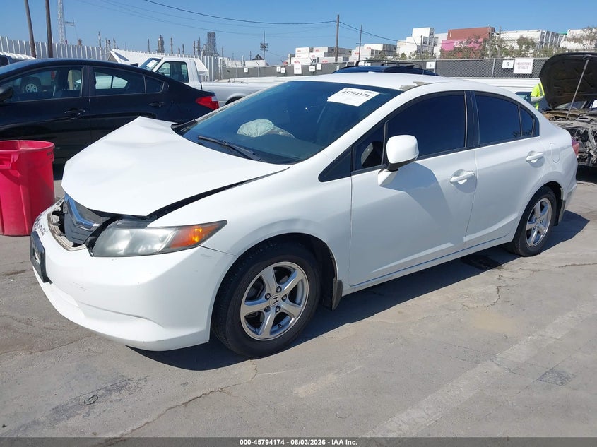 Vin: 19xfb5f55ce000821, lot: 46293005, honda civic natural gas 20122