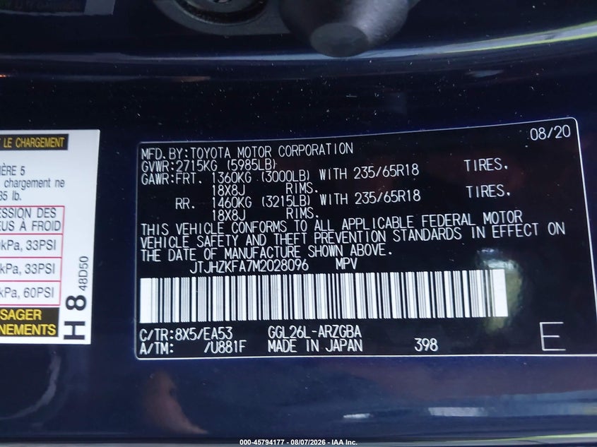 LEXUS RX 350L - zdjęcie 9