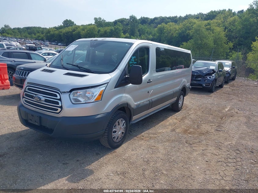 Vin: 1fbzx2zm2gka85625, lot: 46293030, ford transit-350 xlt 20162