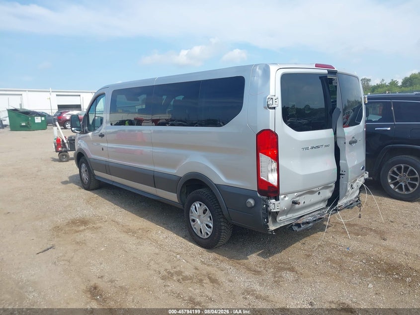 Vin: 1fbzx2zm2gka85625, lot: 46293030, ford transit-350 xlt 20163