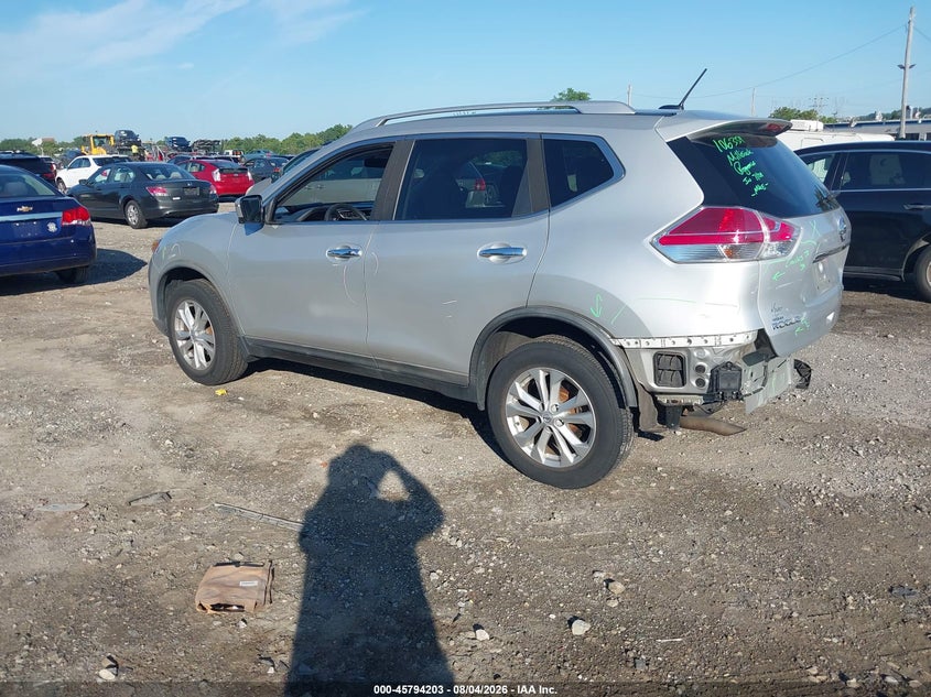 Vin: knmat2mv8gp701366, lot: 46293034, nissan rogue sv 20163