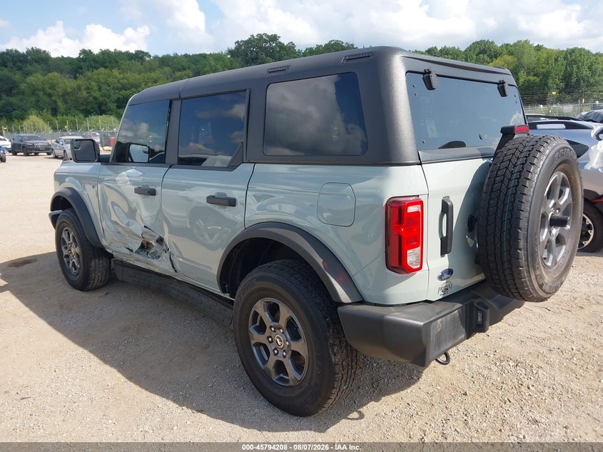 Vin: 1fmde5bhxmla84122, lot: 46293039, ford bronco big bend 20213