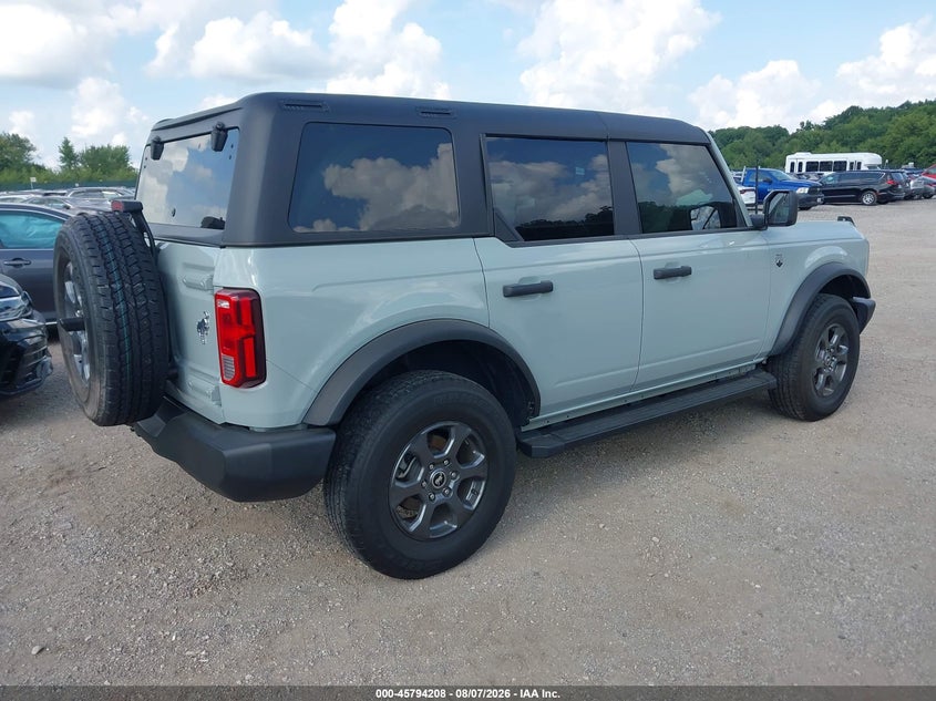 Vin: 1fmde5bhxmla84122, lot: 46293039, ford bronco big bend 20214