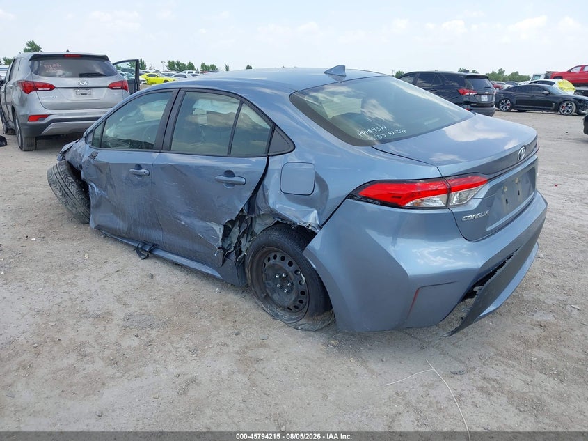 Vin: jtdepmae4nj194603, lot: 46293046, toyota corolla le 20223