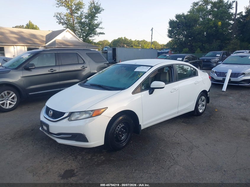 Vin: 19xfb2f58ee033183, lot: 46293050, honda civic lx 20142