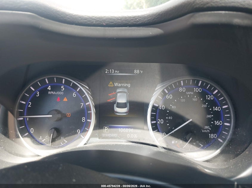 2016 INFINITI Q50 auction photo 7