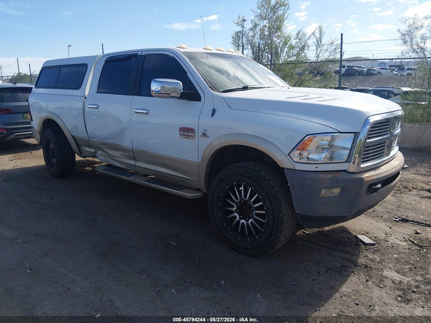 Vin: 3c6ud5gl3cg145544, lot: 46293075, ram 2500 laramie longhorn 20121