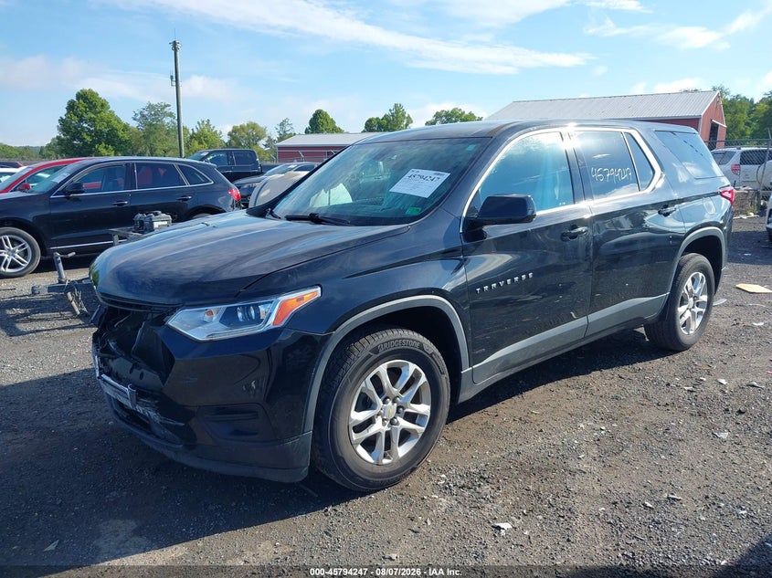 Vin: 1gnerfkw2lj237367, lot: 46293077, chevrolet traverse fwd ls 20202