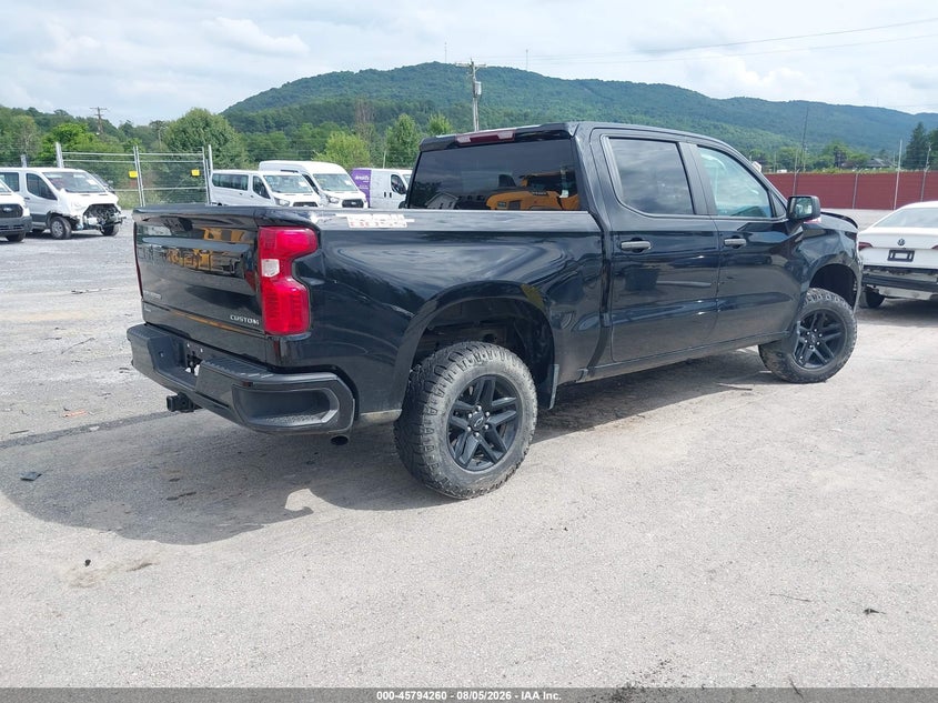 Vin: 3gcpdcek8ng684815, lot: 46293091, chevrolet silverado 1500 4wd  short bed custom trail boss 20224