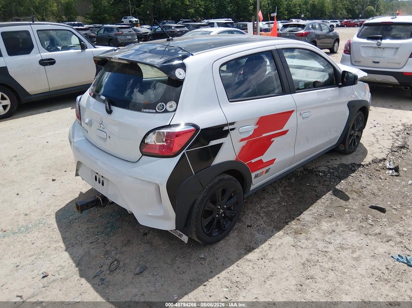 Vin: ml32awhj3rh010447, lot: 46293097, mitsubishi mirage ralliart 20244