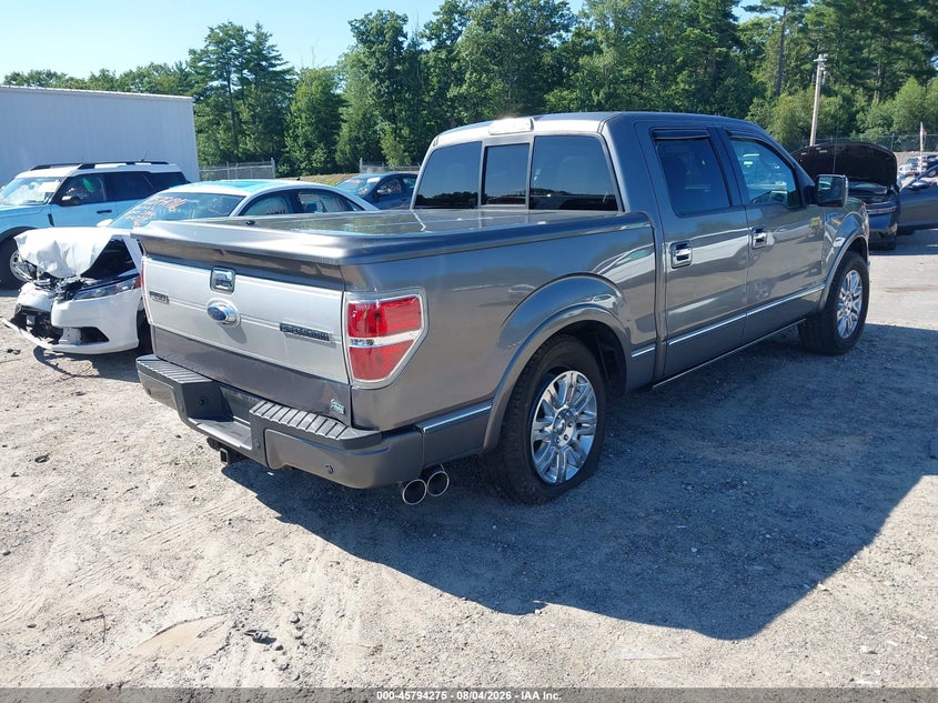 Vin: 1ftfw1cv5afd71241, lot: 46293106, ford f-150 platinum 20104