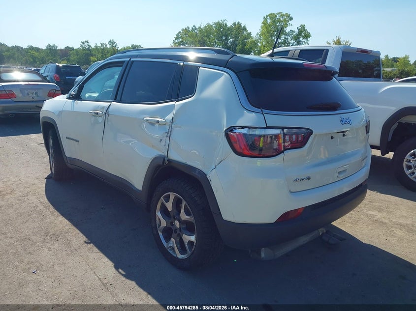 Vin: 3c4njdcb1kt690225, lot: 46293116, jeep compass limited 4x4 20193