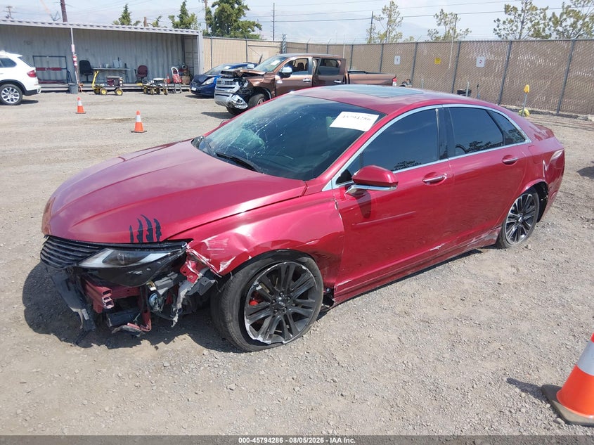 Vin: 3ln6l2gk0er827990, lot: 46293117, lincoln mkz 20142