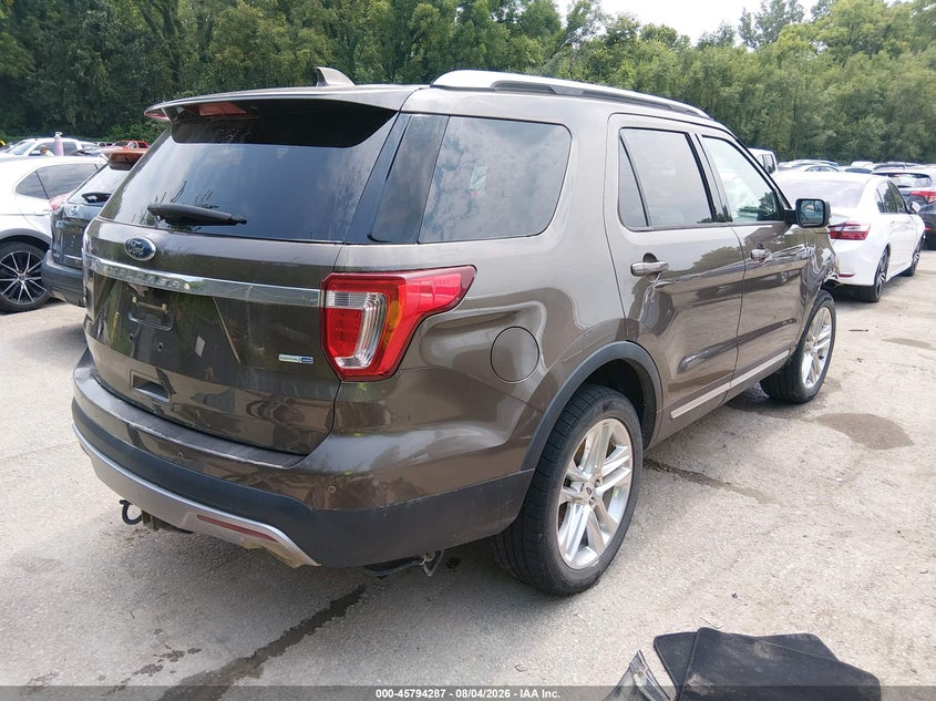 Vin: 1fm5k8d89ggb72328, lot: 46293118, ford explorer xlt 20164