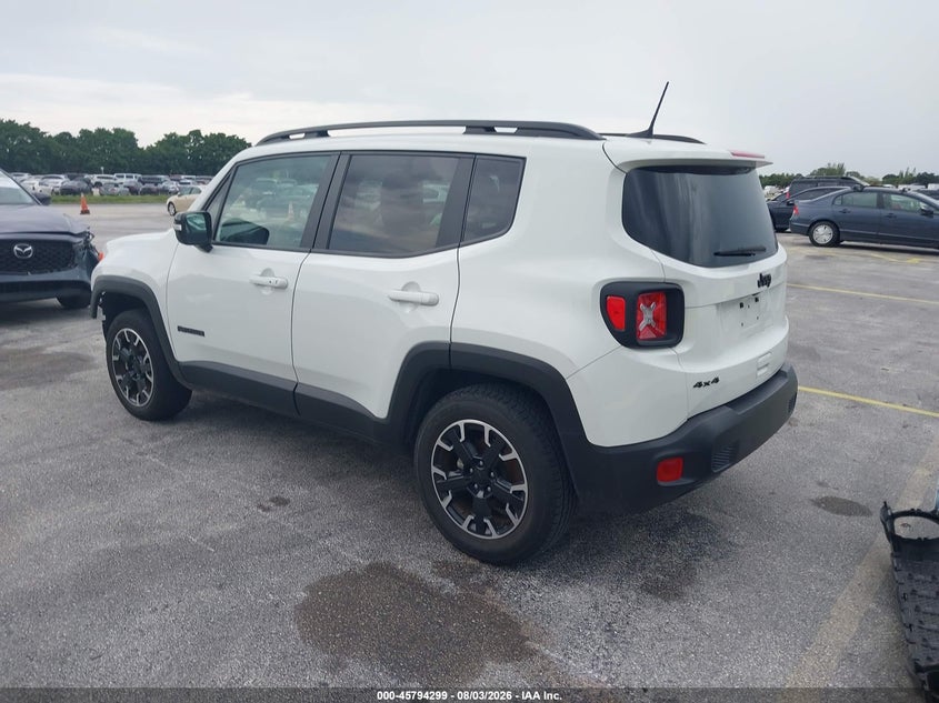 Vin: zacnjdb17ppp68785, lot: 46293130, jeep renegade upland 4x4 20233