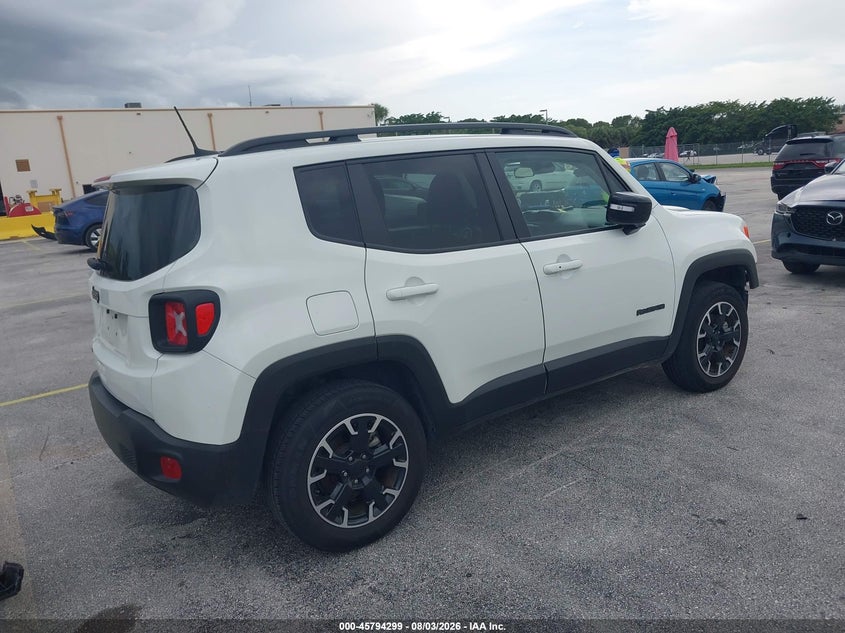 Vin: zacnjdb17ppp68785, lot: 46293130, jeep renegade upland 4x4 20234