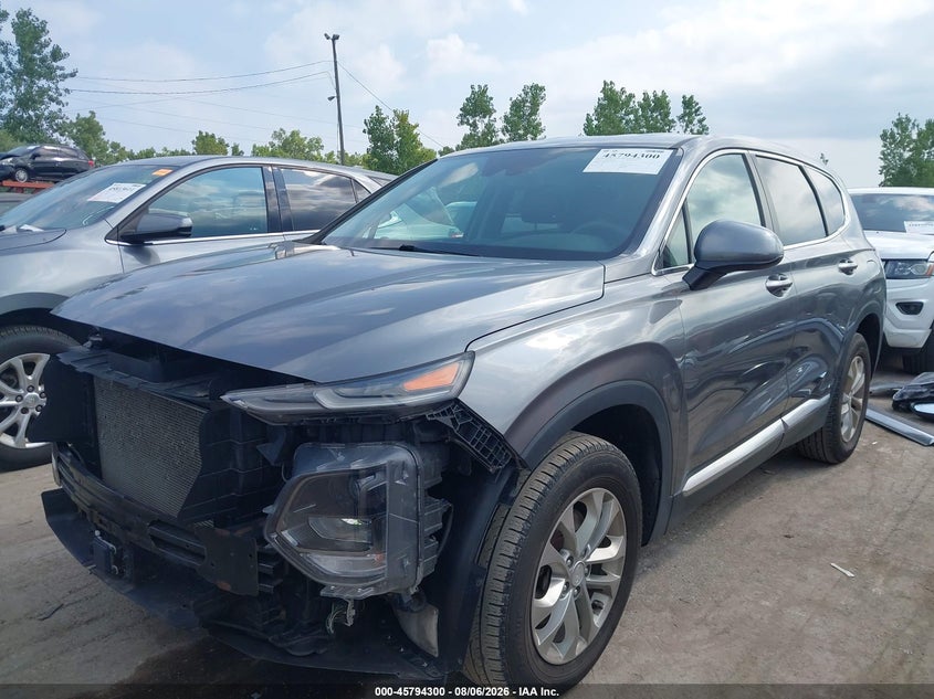 Vin: 5nms2cad8kh084514, lot: 46293131, hyundai santa fe se 20192