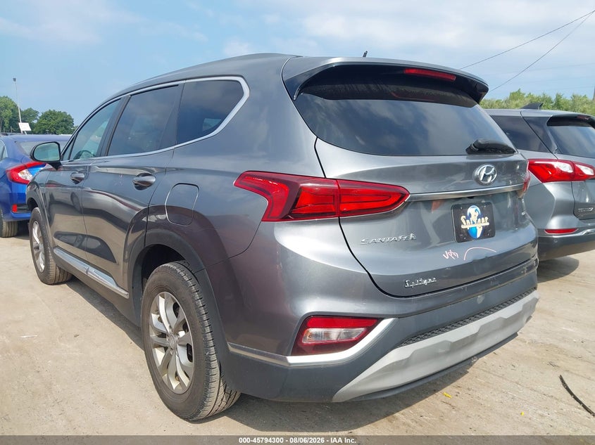 Vin: 5nms2cad8kh084514, lot: 46293131, hyundai santa fe se 20193