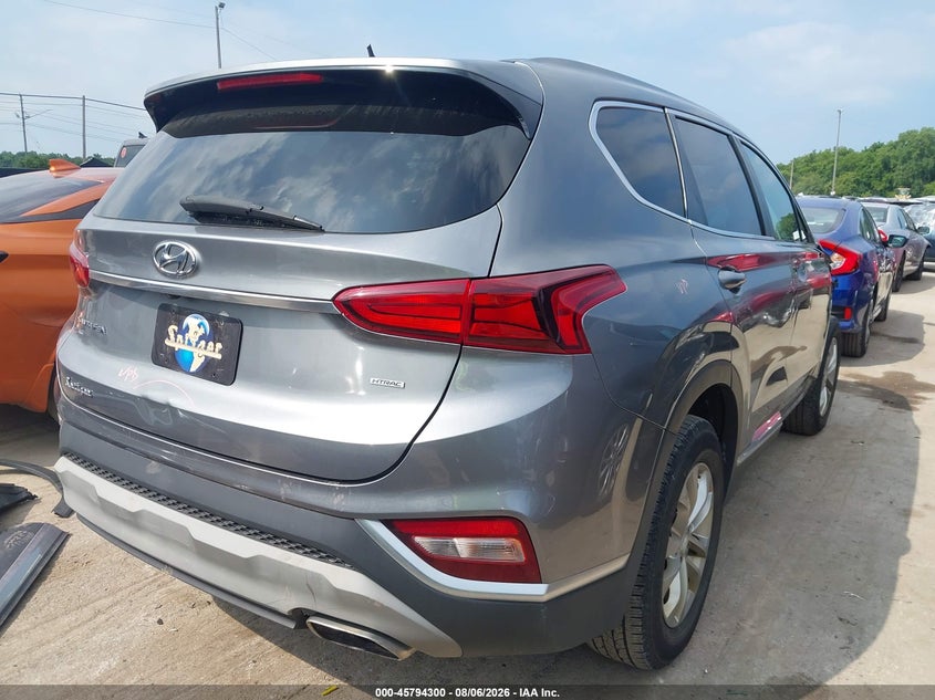 Vin: 5nms2cad8kh084514, lot: 46293131, hyundai santa fe se 20194