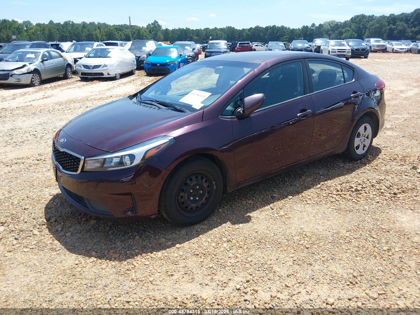 Vin: 3kpfk4a76he114062, lot: 46293146, kia forte lx 20172