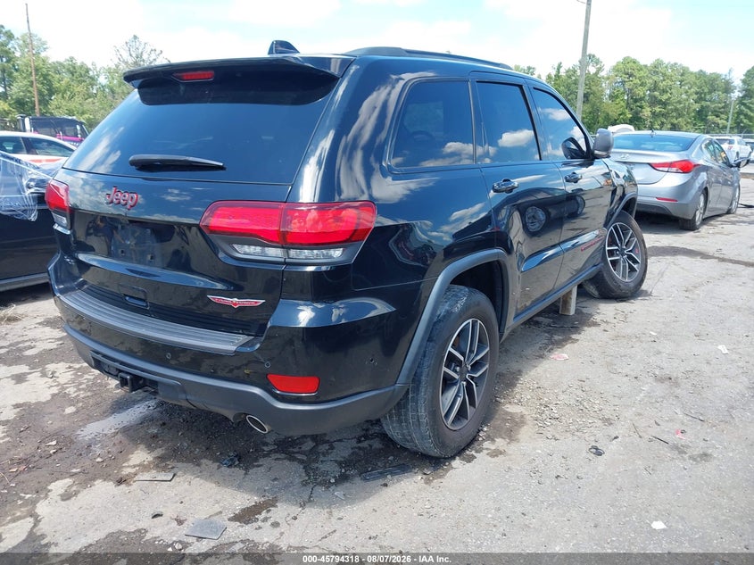 Vin: 1c4rjflt1mc566332, lot: 46293149, jeep grand cherokee trailhawk 4x4 20214