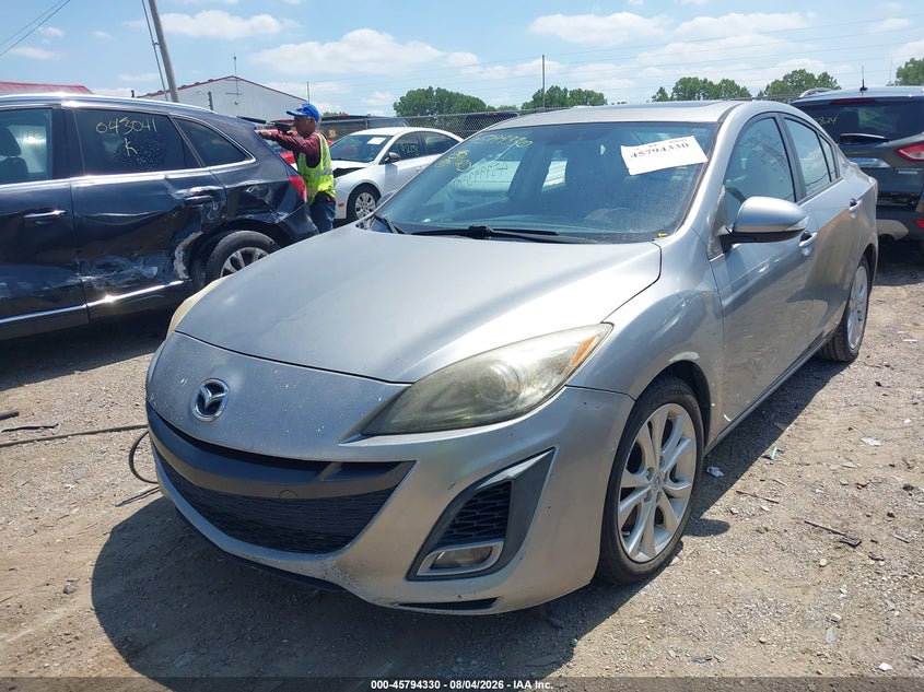 Vin: jm1bl1s51a1191602, lot: 46293160, mazda mazda3 s grand touring 20102