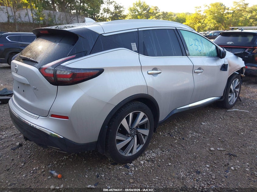 Vin: 5n1az2cj4mc112679, lot: 46293162, nissan murano sl fwd 20214