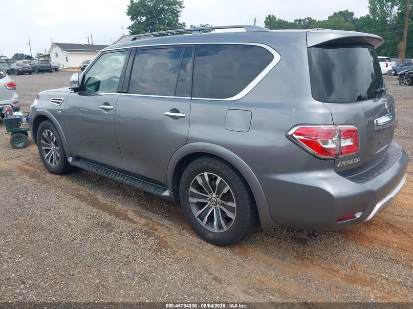 Vin: jn8ay2nd7jx002359, lot: 46293167, nissan armada sl 20183