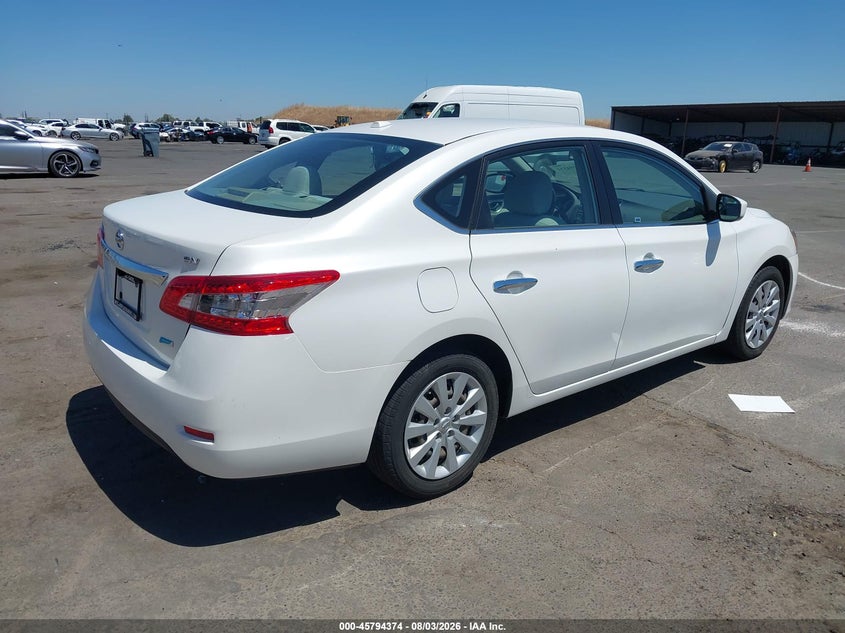 Vin: 3n1ab7ap2dl684905, lot: 46293205, nissan sentra sv 20134