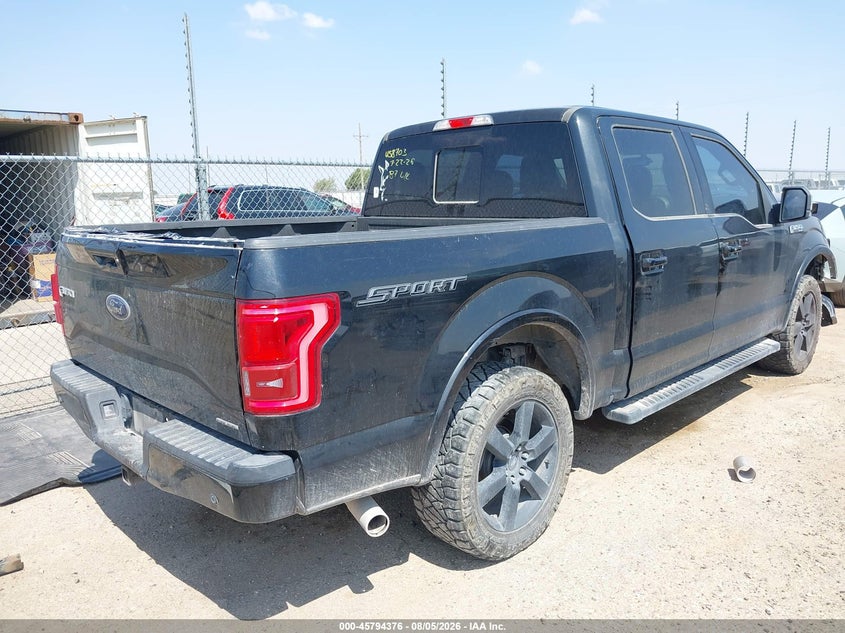 Vin: 1ftew1cf7fke36576, lot: 46293207, ford f-150 lariat 20154