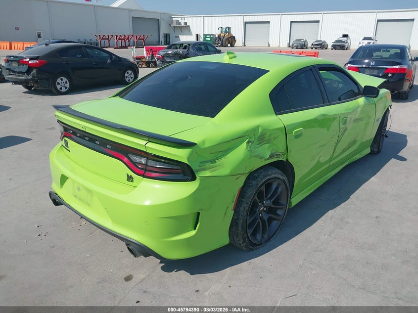 Vin: 2c3cdxgj2ph672774, lot: 46293221, dodge charger scat pack 20234